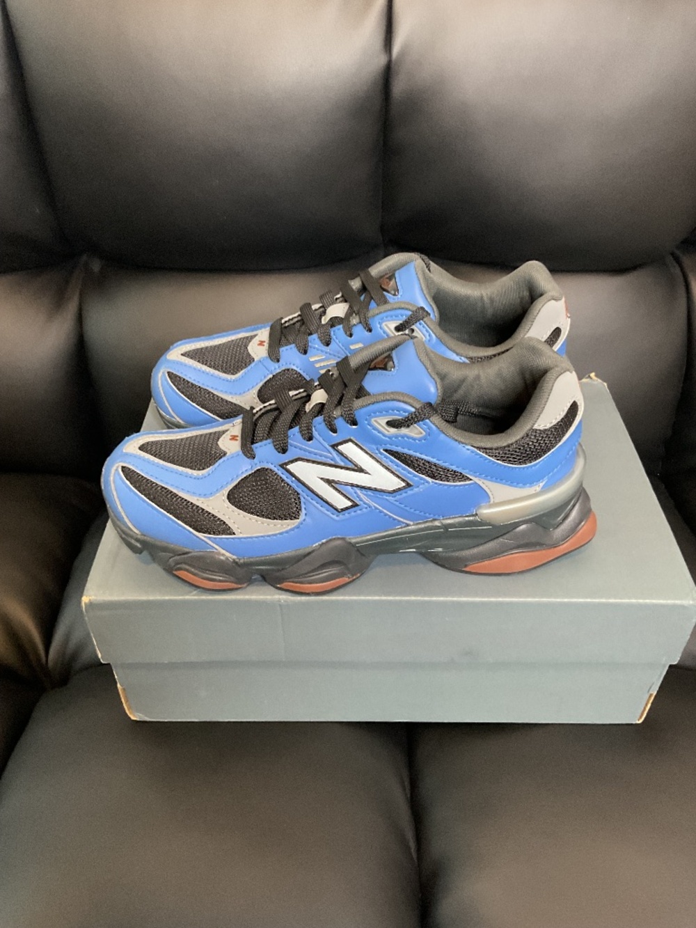 New Balance 9060 "Blue Agate" / Dark Royal Black GC9060RH Youth 7Y / Women 8.5